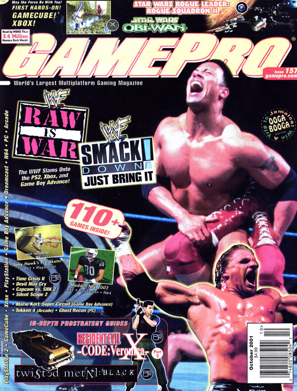 GamePro Issue 157 (October 2001) cover